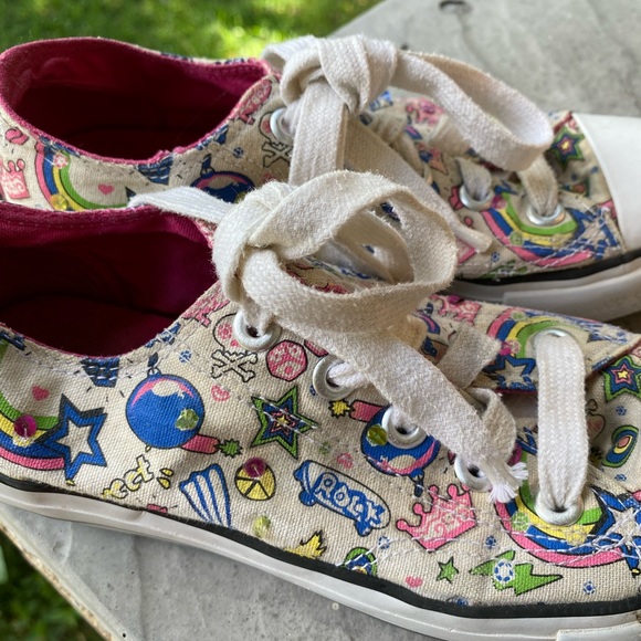Womens Size 6 Airwalk Tennis Shoes Sneakers Funky! Like Converse! - Picture 5 of 5
